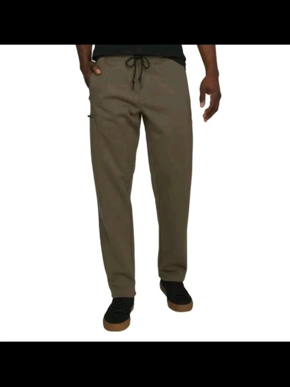 Weatherproof Vintage Men’s Tech Fleece Sweatpants Zipper Cargo Pocket, XL Green